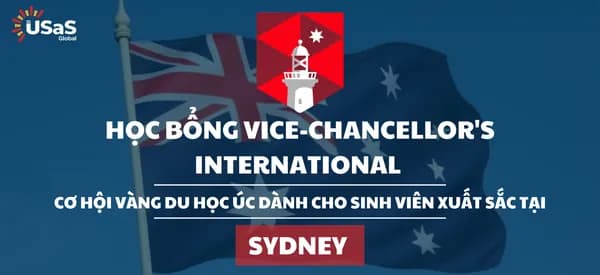 Cơ Hội Vàng Du Học Úc: Học Bổng Vice-Chancellor’s International Từ Đại Học Sydney Dành Cho Sinh Viên Xuất Sắc